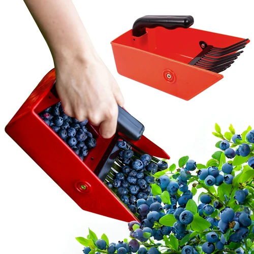 Maskin för att plocka små frukter, metalltänder - 6