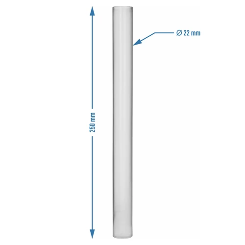Mätglas av plast för mätningar med vätskemätare, 25 cm - 3