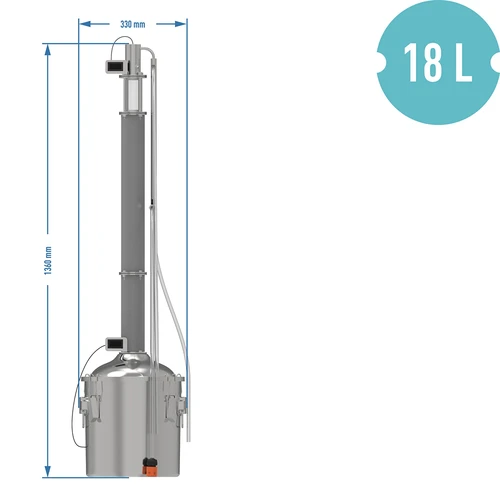 Modulär destillator Convex 18 L Baldur - 16