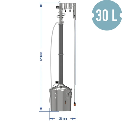 Modulär elektrisk destillator Convex 30 L - Perun - 19
