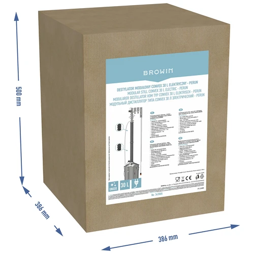 Modulär elektrisk destillator Convex 30 L - Perun - 21