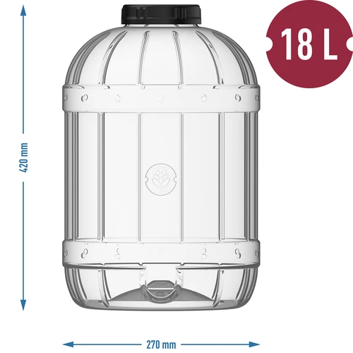 Multifunktionell burk 18L med lock - 5