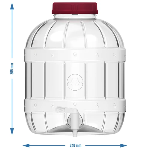 Multifunktionell burk med kran 10L - 8