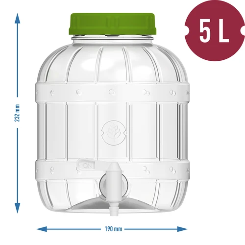 Multifunktionell burk med kran 5L - 6