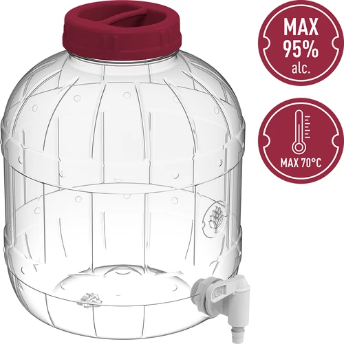 Multifunktionell burk med kran 8L - 4