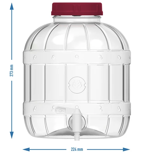 Multifunktionell burk med kran 8L - 9