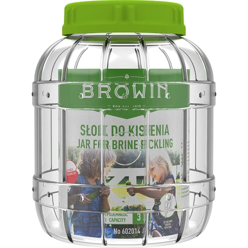 Okrossbar burk för inläggning, 3 L - 3