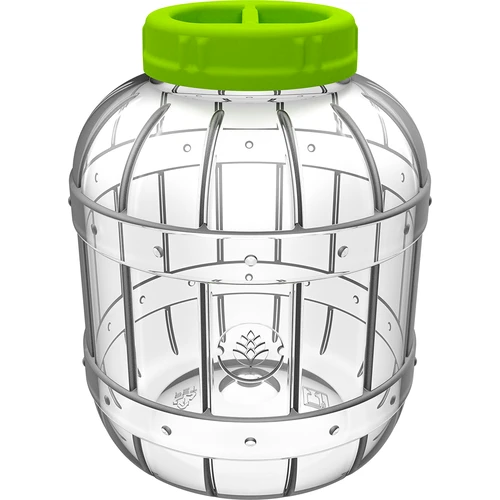 Okrossbar, multifunktionell burk för inläggning + tång, 5L - 2
