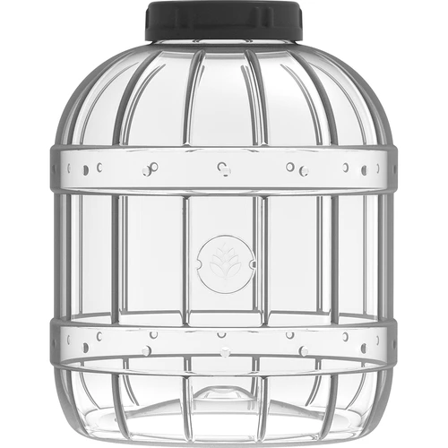 Okrossbar, multifunktionell burk med svart lock, 10L - 2