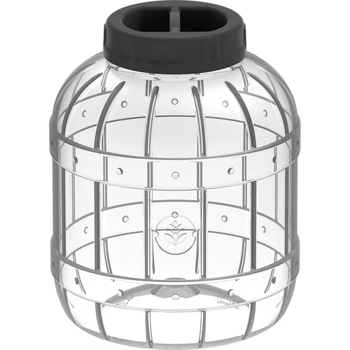 Okrossbar, multifunktionell burk med svart lock, 5L