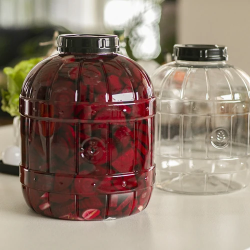 Okrossbar, multifunktionell burk med svart lock, 5L - 9