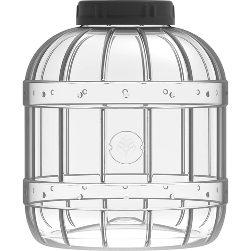 Okrossbar, multifunktionell burk med svart lock, 8L - 2