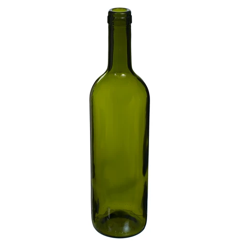 Olivgrön vinflaska 0,75 L - förpackning med 8 st. - 3