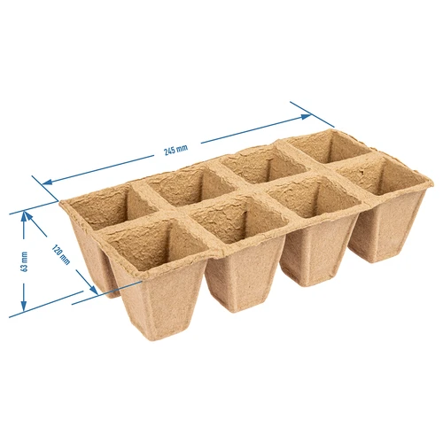Papperskrukor 6 x 6 x 6, set om 5 st. - 4