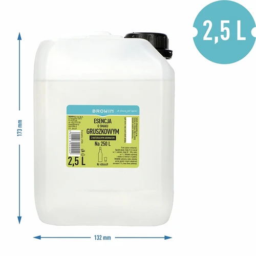 Päronessens med naturlig arom, 2,5 L - 3