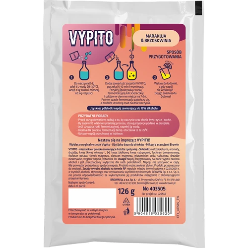Partyset - Vypito passionsfrukt och persika - 5