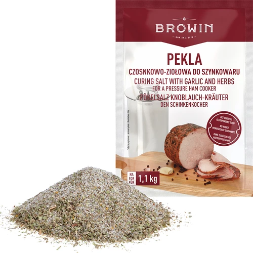 Pekelsalt Pekla vitlök-ört för skinkkokare, 100 g - 3