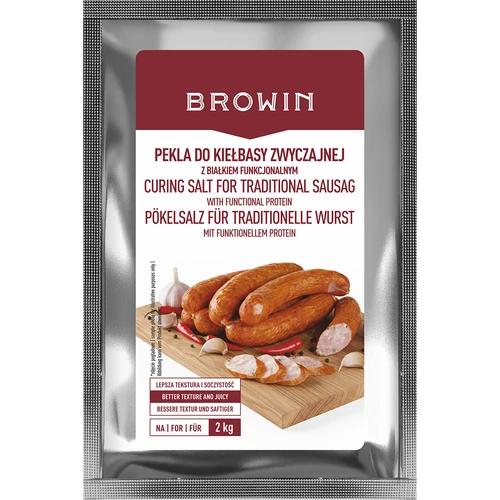Peklosól – Pökelblandning för vanlig korv, med funktionellt protein, 64 g