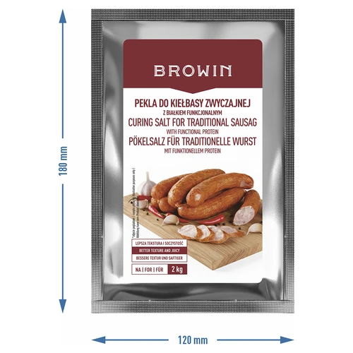 Peklosól – Pökelblandning för vanlig korv, med funktionellt protein, 64 g - 3