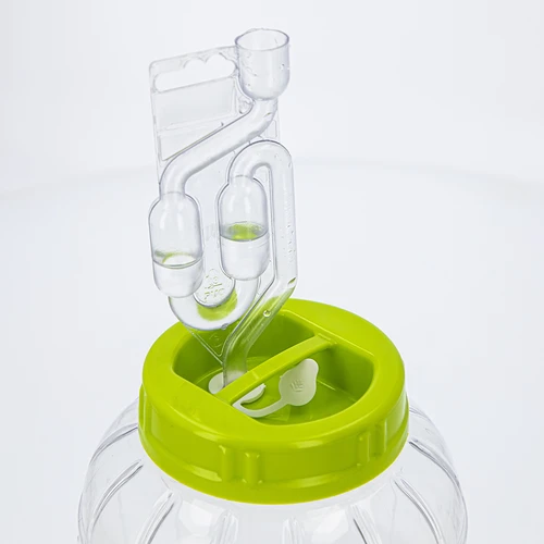 Plastlock fi 100 twist-off med hål och kork - 7