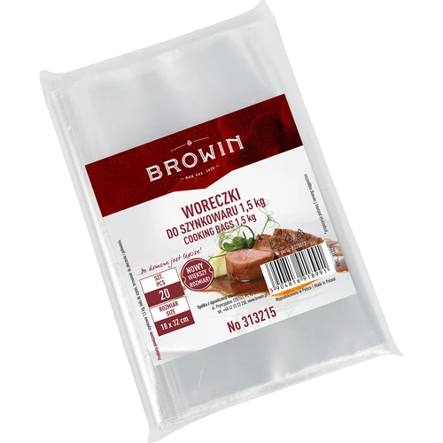 Plastpåsar för skinkkokare 1,5 kg - 20 st.
