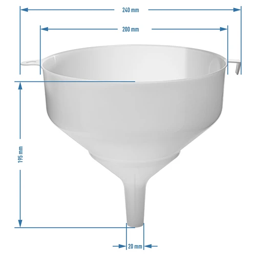 Plasttratt fi20cm - 2