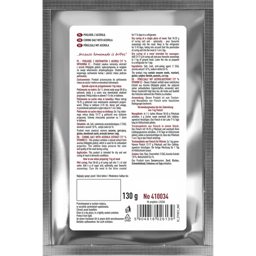 Pökelsalt med acerolaextrakt, 130 g - 2