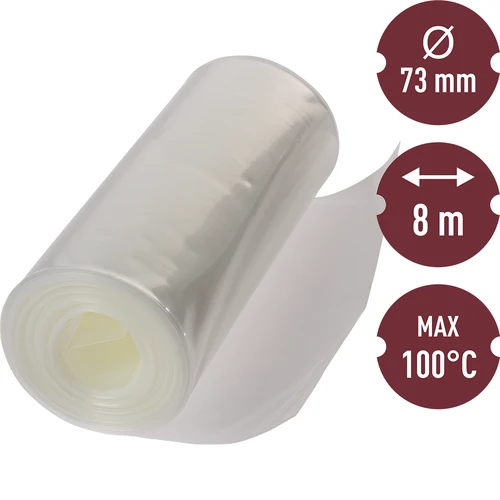 Polyamidhölje för charkuterier 8m-fi73mm, 100°C - 2