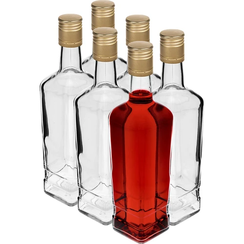 Principalflaska 500 ml med skruvkork, 6 st. - 2