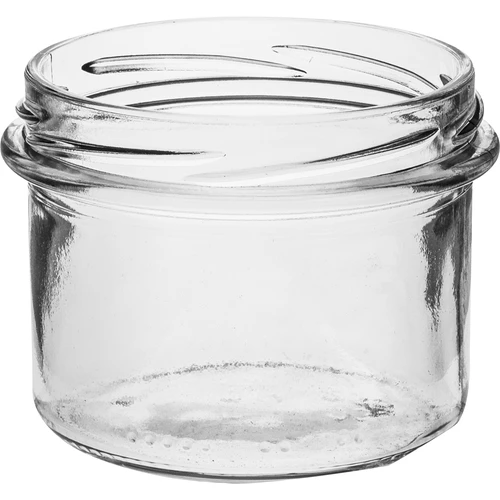 Rak burk 235 ml (fi82) med vinrött lock 6 st. - 4