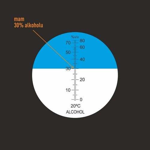 Refraktometer för alkohol - 8