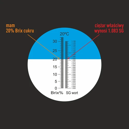 Refraktometer för öl - 8