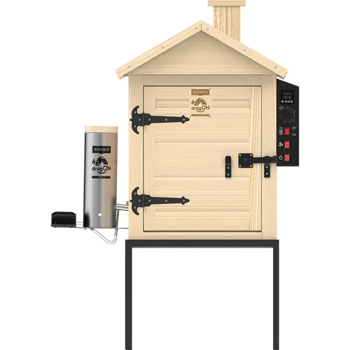 Rök 115 L dragON Wood 60E trä, med elektrisk värmemodul och styrenhet - 3