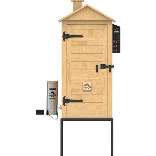 Rök 200 L dragON Larch E21 - av lärkträ, med elektrisk värmemodul och styrenhet - 3