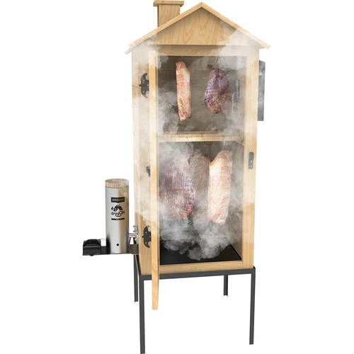 Rök 200 L dragON Larch E21 - av lärkträ, med elektrisk värmemodul och styrenhet - 8