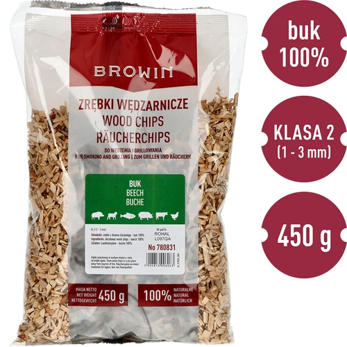 Rökflis (100 % bok) klass 2 - 450 g X5 - 3