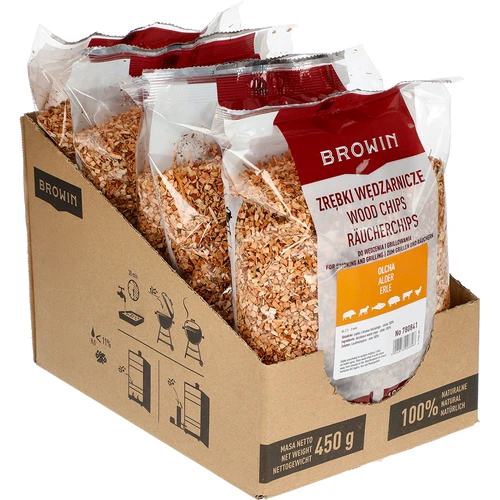Rökflis för rökning/grillning, al, 450 g, klass 2 - 2