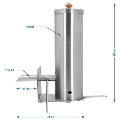 Rökgenerator dragON JET 4 LIGHT med asktömning och elektrisk pump dragON Air - 6