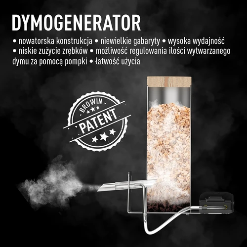 Rökskåp med Wi‑Fi, 200 L – dragON WOOD 100IQ med elektrisk värmemodul och styrenhet - 10
