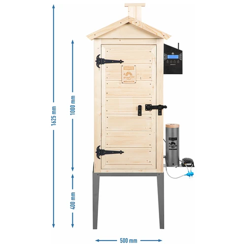 Rökskåp med Wi‑Fi, 200 L – dragON WOOD 100IQ med elektrisk värmemodul och styrenhet - 13