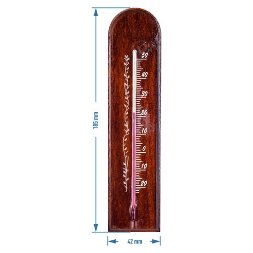 Rumstermometer med mönster (-20°C till +50°C) 18cm mix - 3