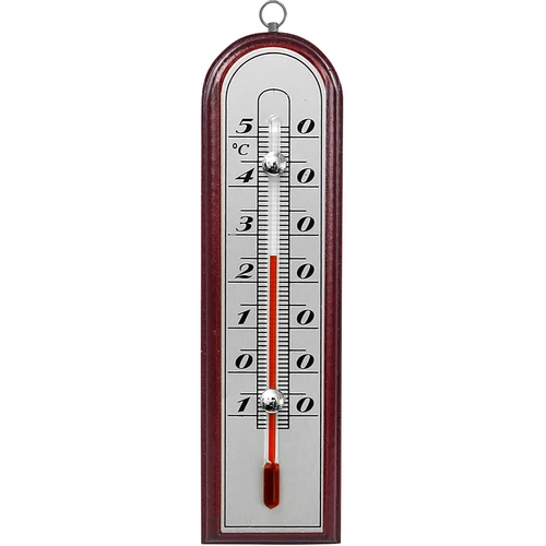 Rumstermometer med silverfärgad skala (-10°C till +50°C) 16cm mix - 2