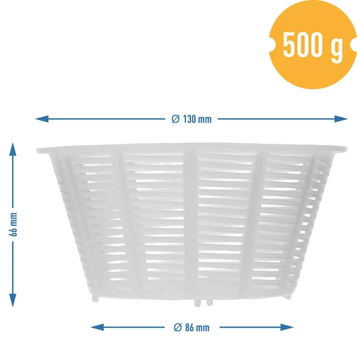 Rund ostform Ø 13 x 7 cm för 500 g - 4