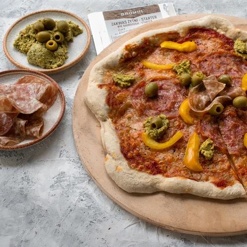 Rund pizzasten, tillverkad av kordierit, diameter 33 cm - 14