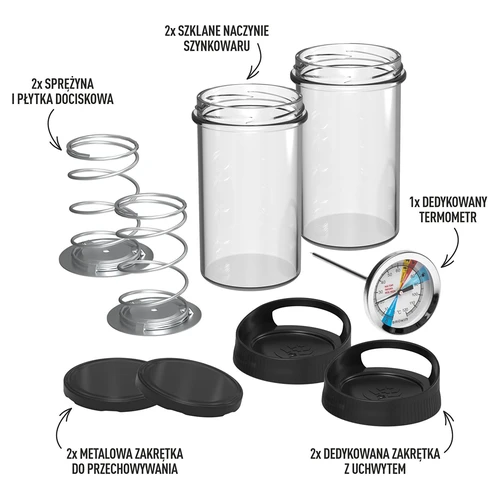 Skinkkokare i glas – DUO-set, för 2 x 450 g - 2
