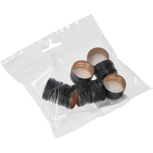 Skruvkapsyl för flaskor fi 28/18 mm – svart, 8 st. - 3