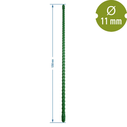 Stålpinne belagd med PE 1,25m x 11mm - 2