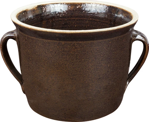 Stengods - kruka 1,8l enkel med lock - 2