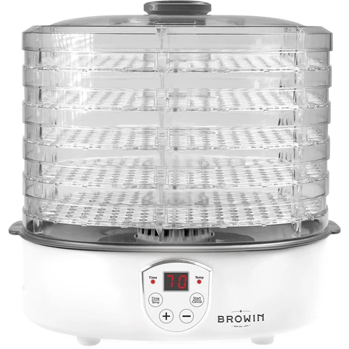 Svamptork, frukt, grönsaker och örter med temperaturreglering, 240W, transparent - 2