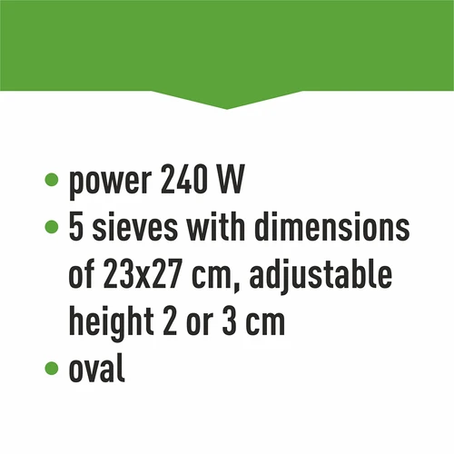 Svamptork, frukt, grönsaker och örter med temperaturreglering, 240W, transparent - 19